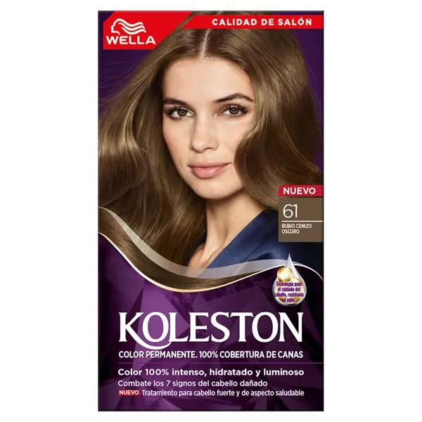Tinte Koleston 61 rubio cenizo oscuro