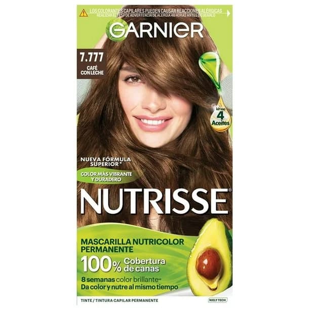 Tinte Garnier 7.777 Café con Leche