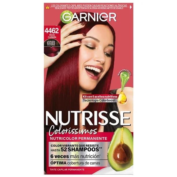 Tinte Garnier 4462 Rojo Carmin