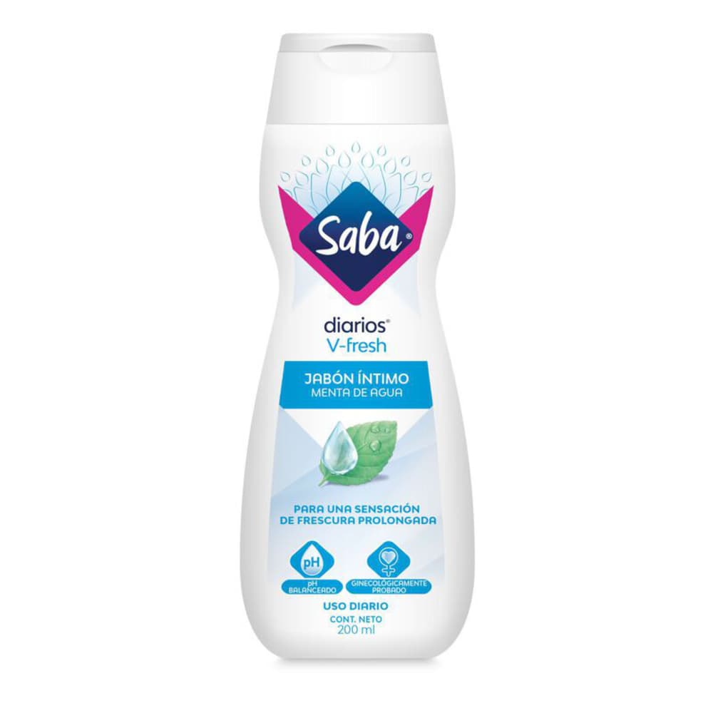 Jabón Íntimo Saba Diarios Cuidado-V Fresh 200 ml