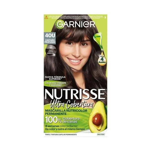Tinte Garnier 40U Castaño