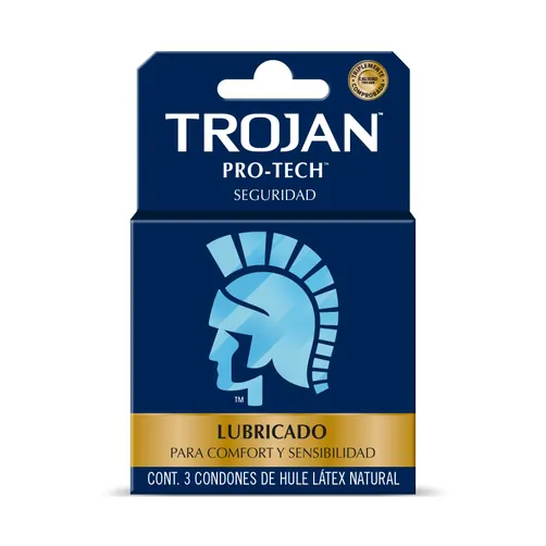 Condon Trojan Lubricado C/3 condones