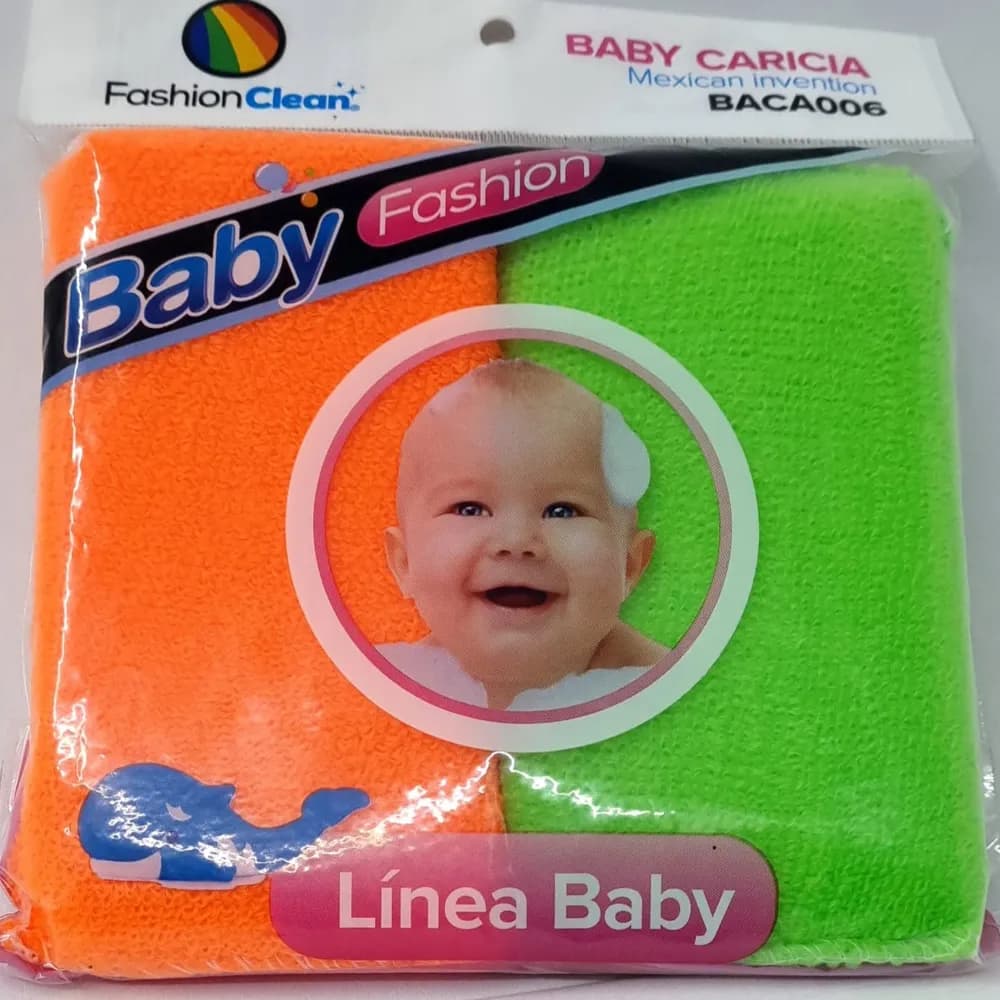 Estropajo Fashion Clean Baby Caricia C/2 Pza
