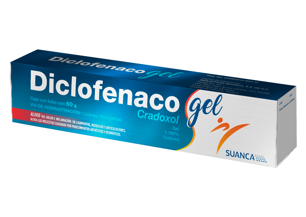 Diclofenaco GEL 1.16 % CRADOXOL C/60 g