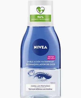 Desmaquillante Bifasico de ojos Nyvea C/125 mL