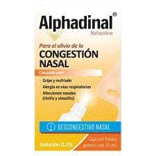 Nafazolina Sol. 0.1% ALPHADINAL C/15 mL