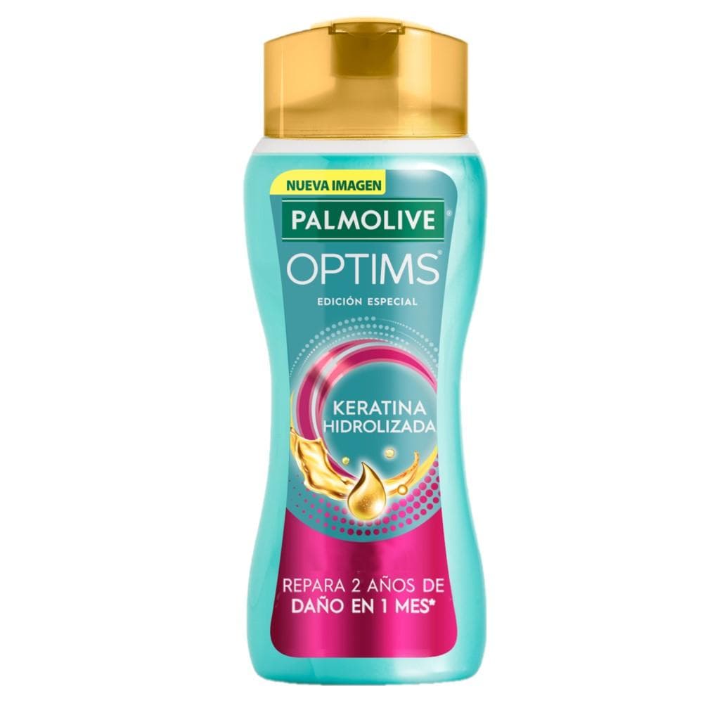 Shampoo 2 en 1 Palmolive Optims Keratina Hidrolizada C/680 mL