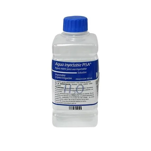 Agua Inyectable PISA C/500 mL