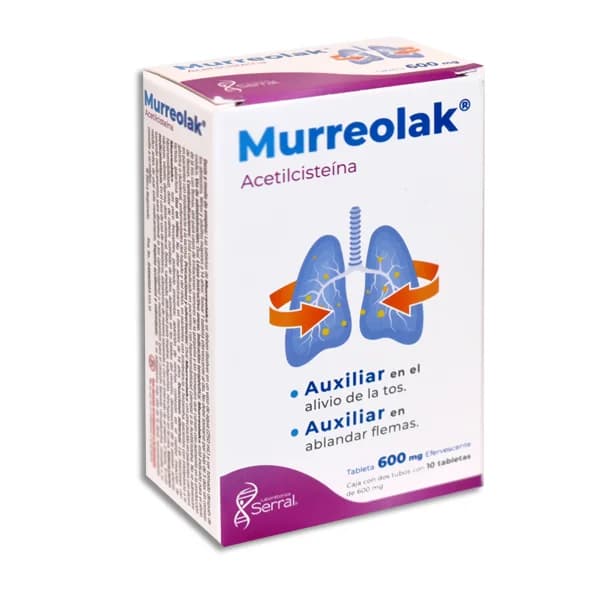 Acetilcisteina 600 mg MURREOLAK C/20 Tabs
