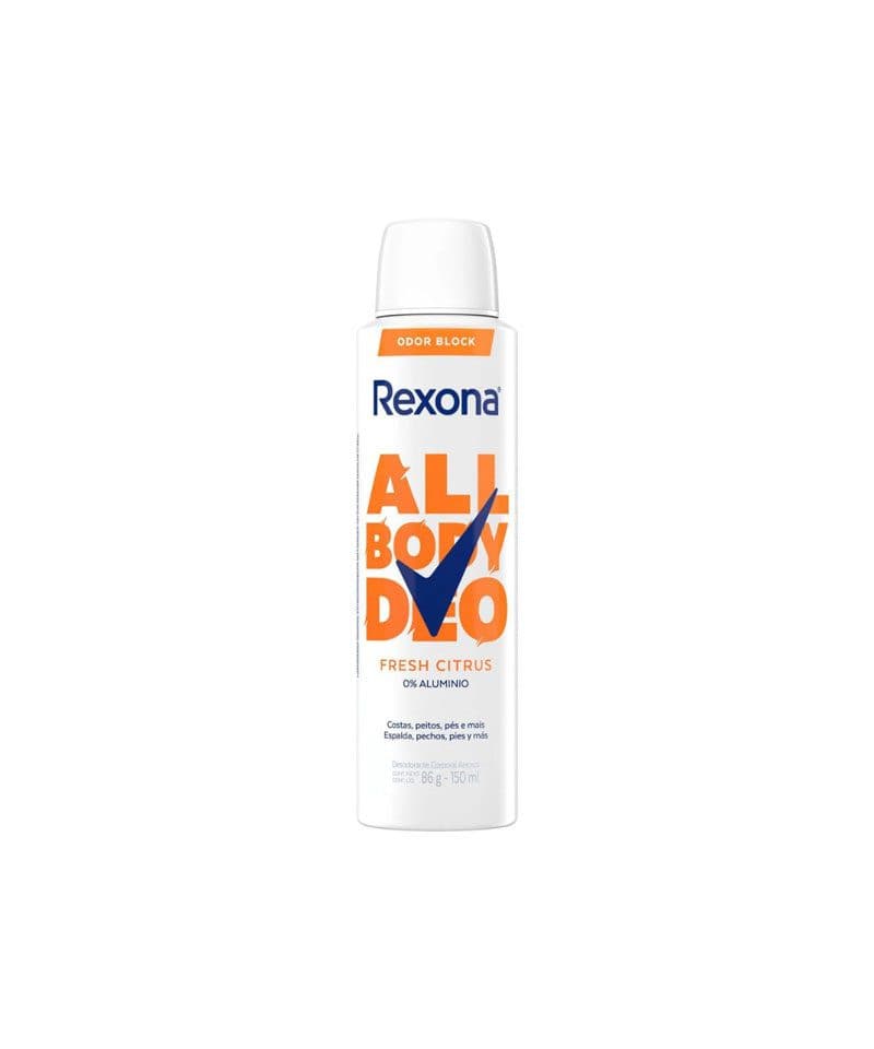 Antitranspirante en Aerosol Rexona All Body C/150 mL