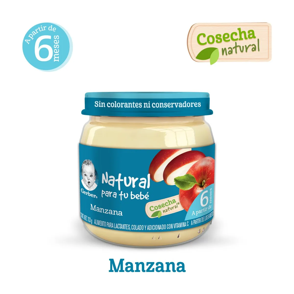 Gerber Etapa 2A Manzana C/113 g