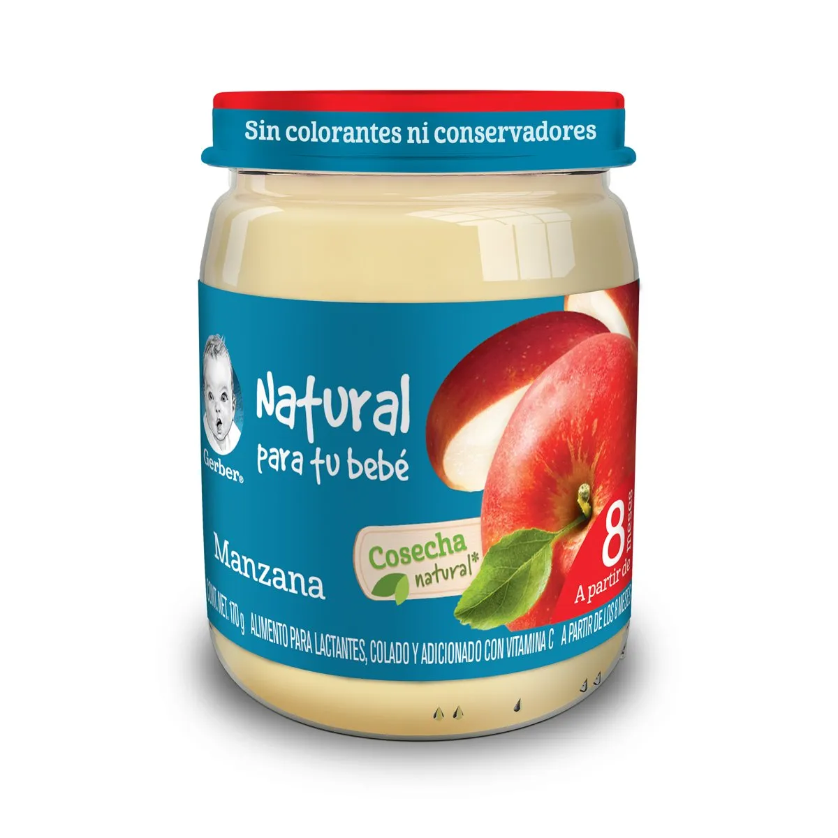 Gerber Etapa 3A Cosecha Natural Manzana C/170 g