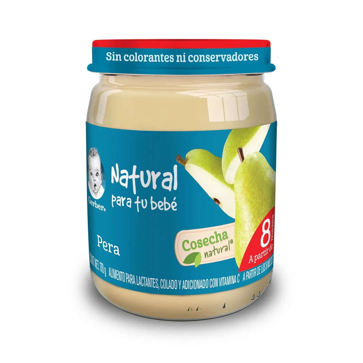 Gerber Etapa 3A Cosecha Natural Pera C/170 g