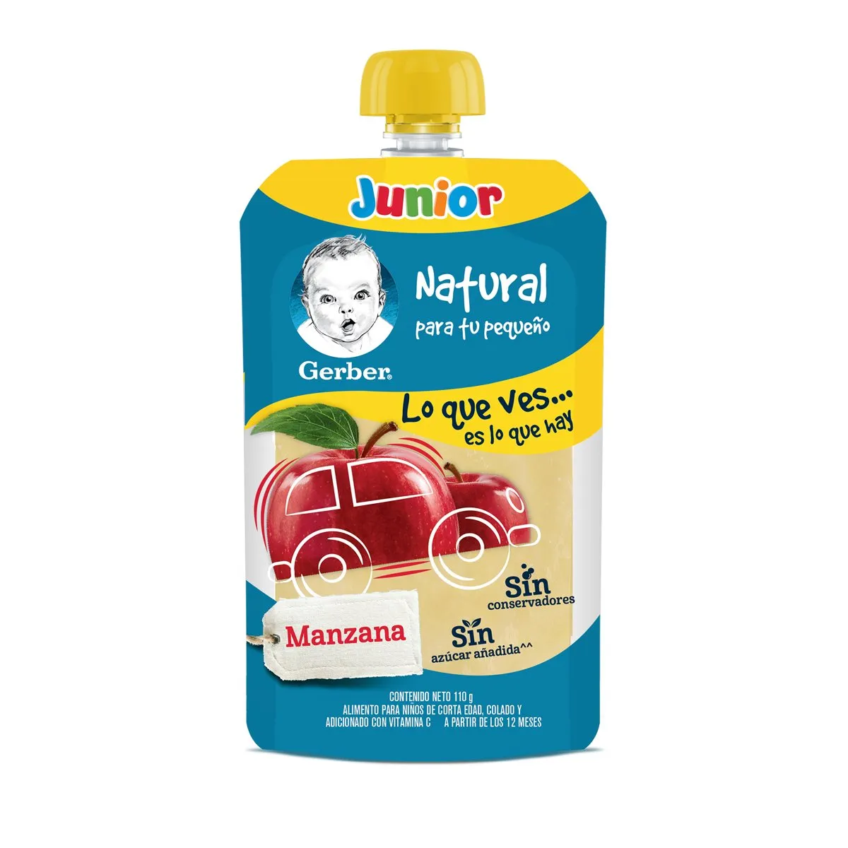 Gerber Flexipack Junior Manzana C/110 g