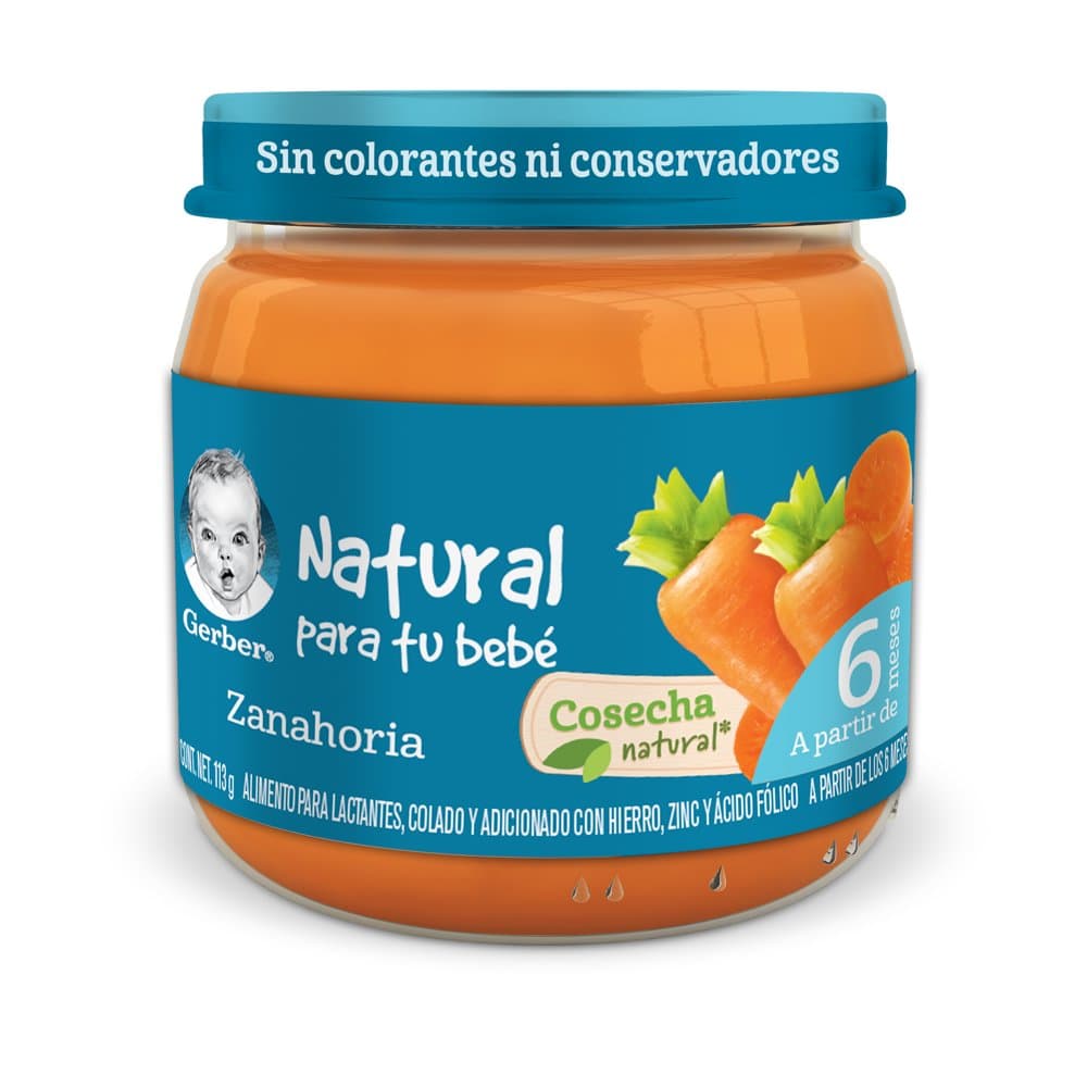 Gerber Etapa 2A Zanahoria C/113 g