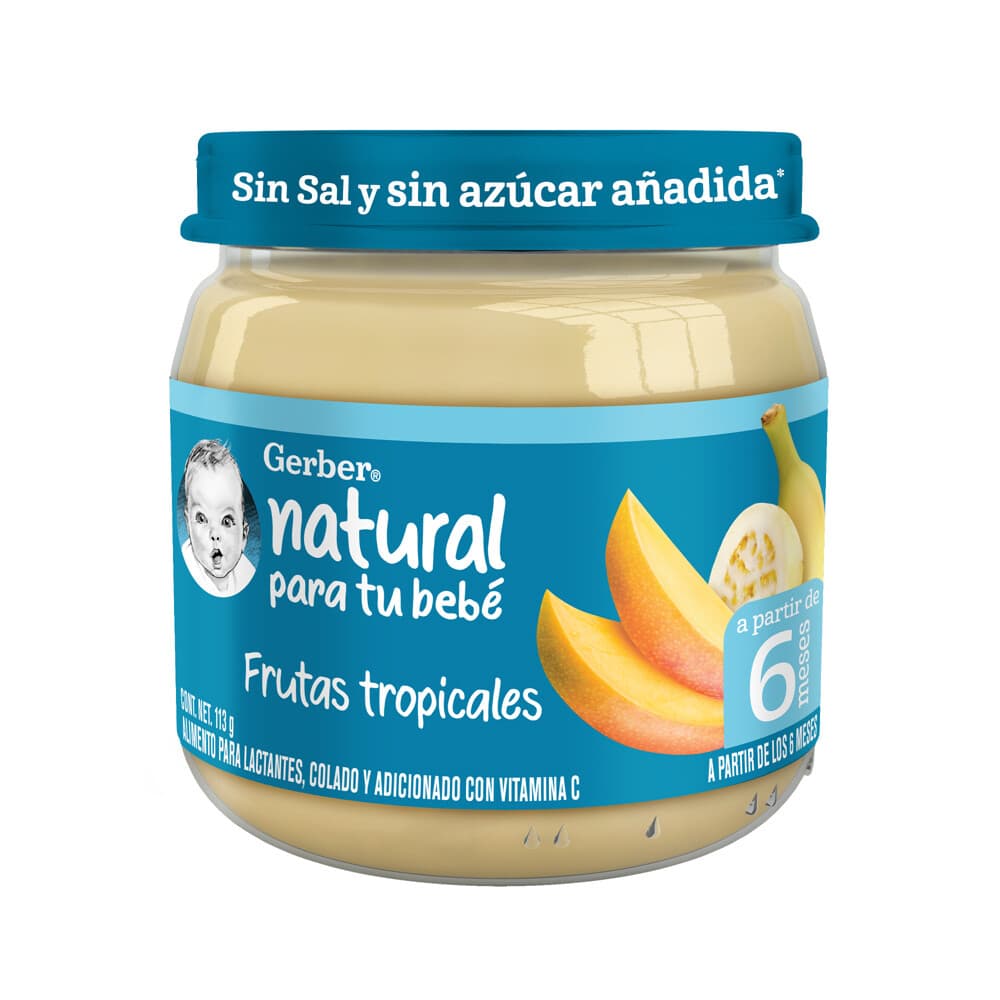 Gerber Etapa 2A Frutas Tropicales C/113 g