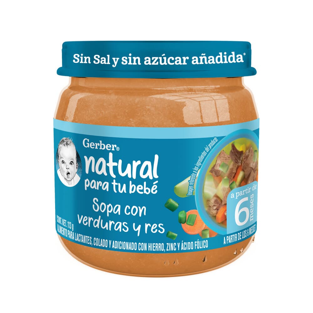 Gerber Etapa 2A Papilla De Verdura Con Res C/113 g