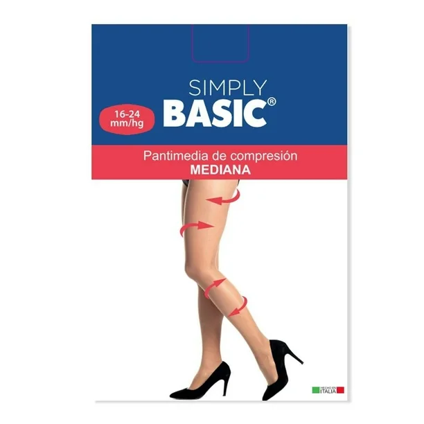 Pantimedia elastica SIMPLY BASIC grande MEDIANA C/1 Pza