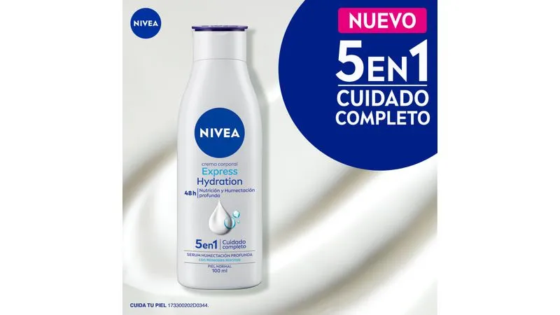 Crema Nivea Body Express Hydration C/100 mL