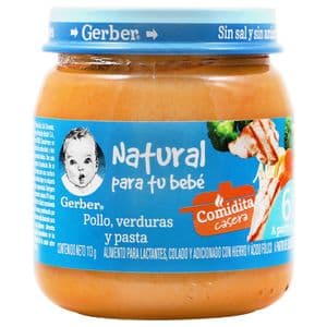 Gerber Etapa 2A Comida Casera Pollo verduras y pasta C/113 g