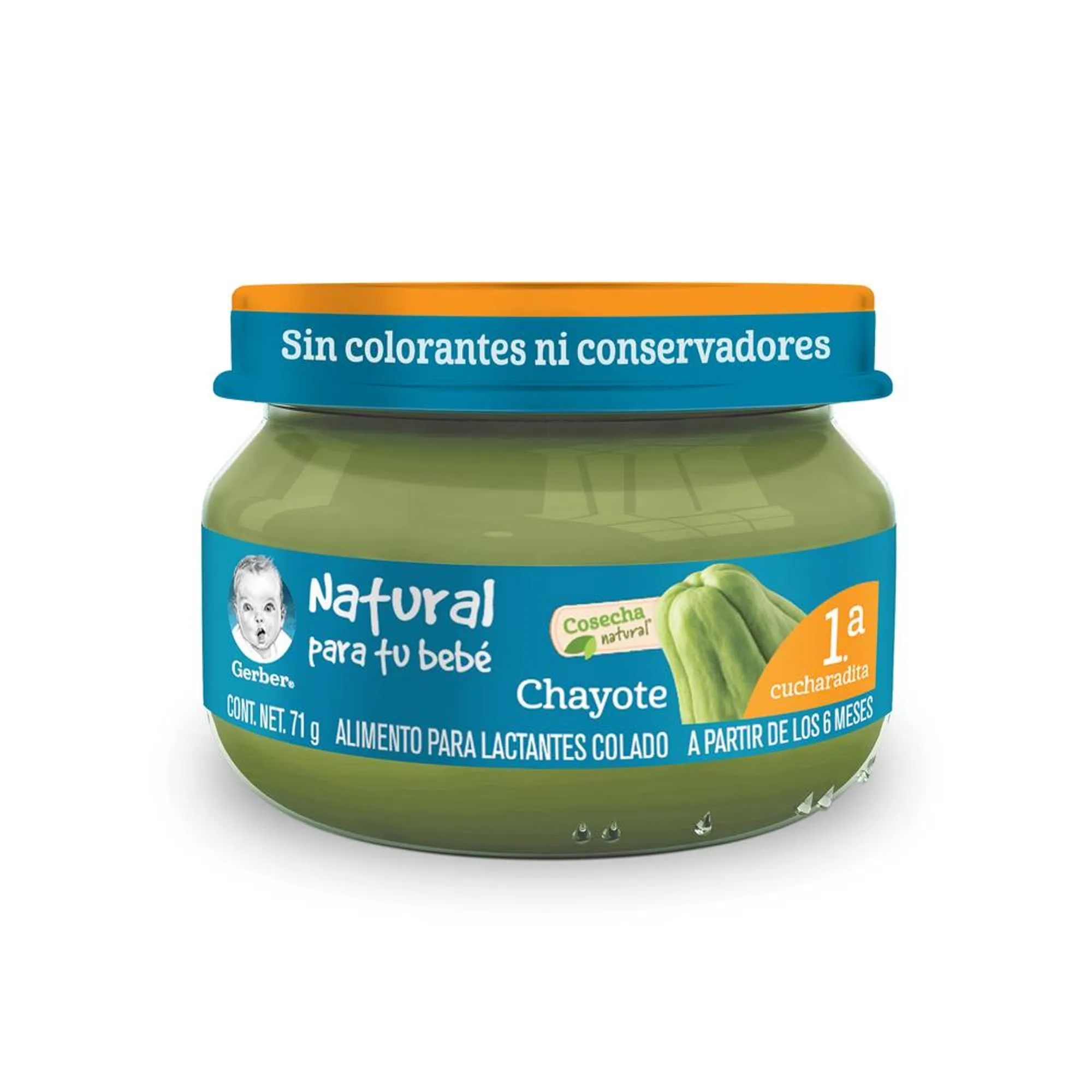 Gerber Etapa 1 Cosecha Natural Chayote C/71 g