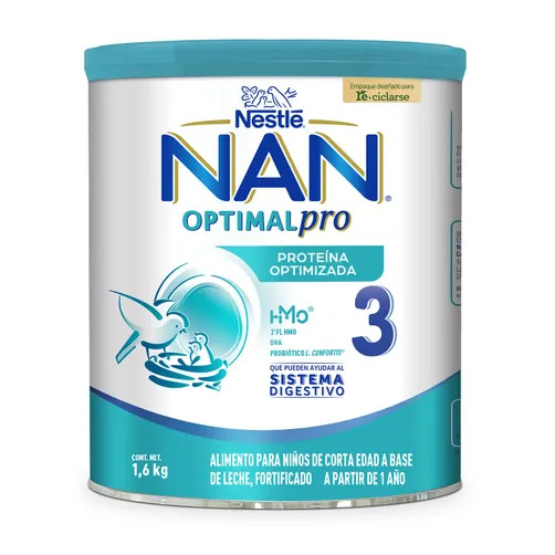 Leche NAN 3 Optimalpro C/1.6 kg