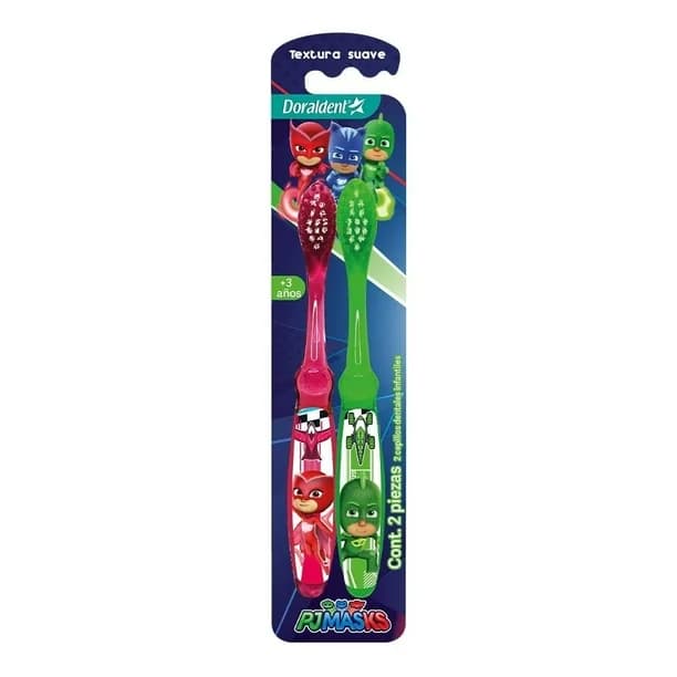 Cepillo Dental Doraldent Pj-mask C/2 Piezas