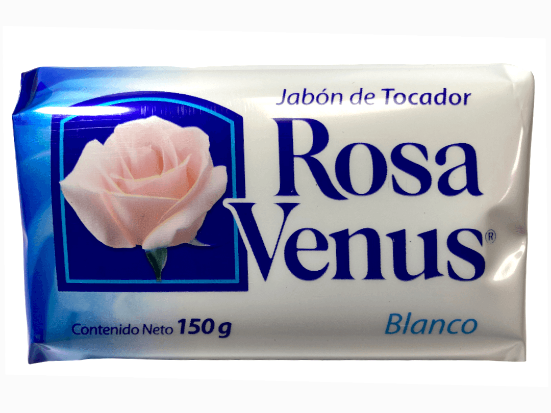 Jabón en barra Rosa Venus Blanco C/150 g