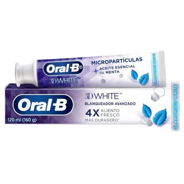 Pasta Dental ORAL B 3D white Aliento fresco C/120 mL