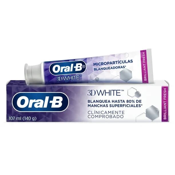 Pasta Dental ORAL B 3D white C/107 mL