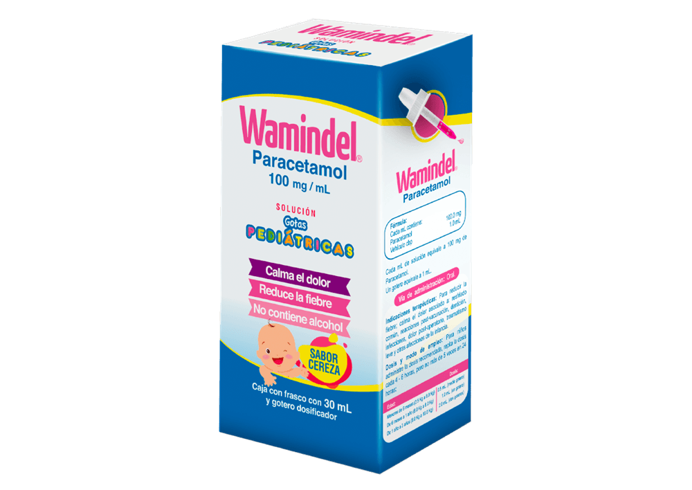 Paracetamol 100 mg WAMINDEL C/30 mL