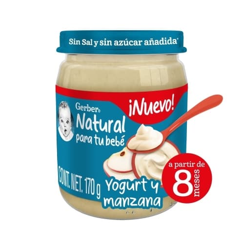 Gerber Etapa 3A Yogurt y Manzana C/170 g
