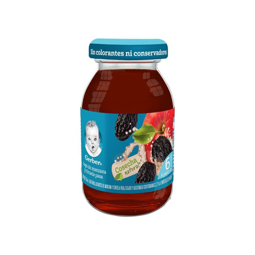 Gerber Jugo Etapa 2A Manzana y Ciruela C/175 mL