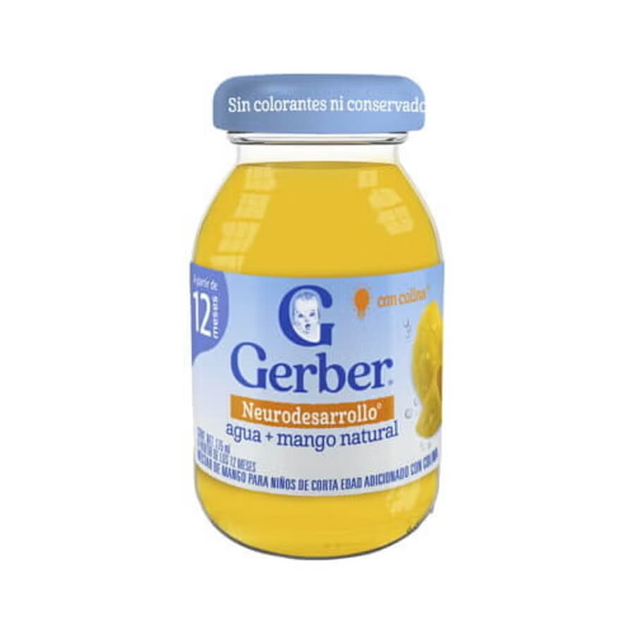 Gerber Agua Mango Natural C/175 mL