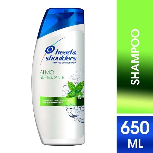 Shampoo Head & Shoulders Alivio refrescante C/650 mL