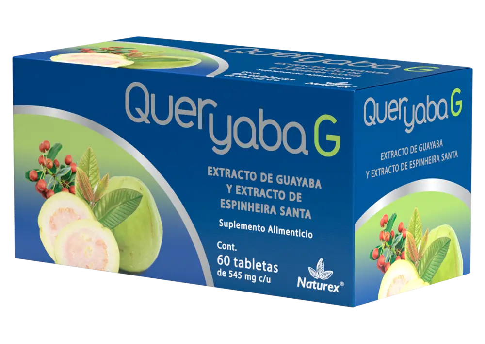QUERYABA TAB C/60 guayaba y espinheira santa