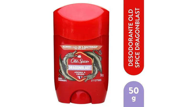 Desodorante Old Spice en Barra Dragonblast C/50 g