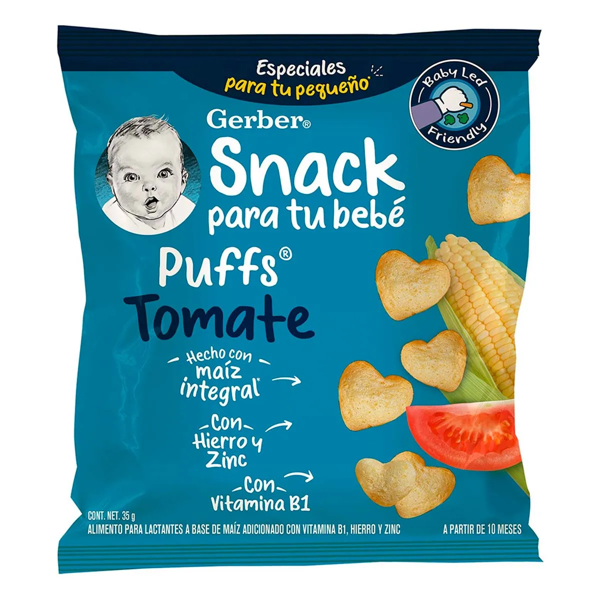 Gerber Puff Tomate C/40 g
