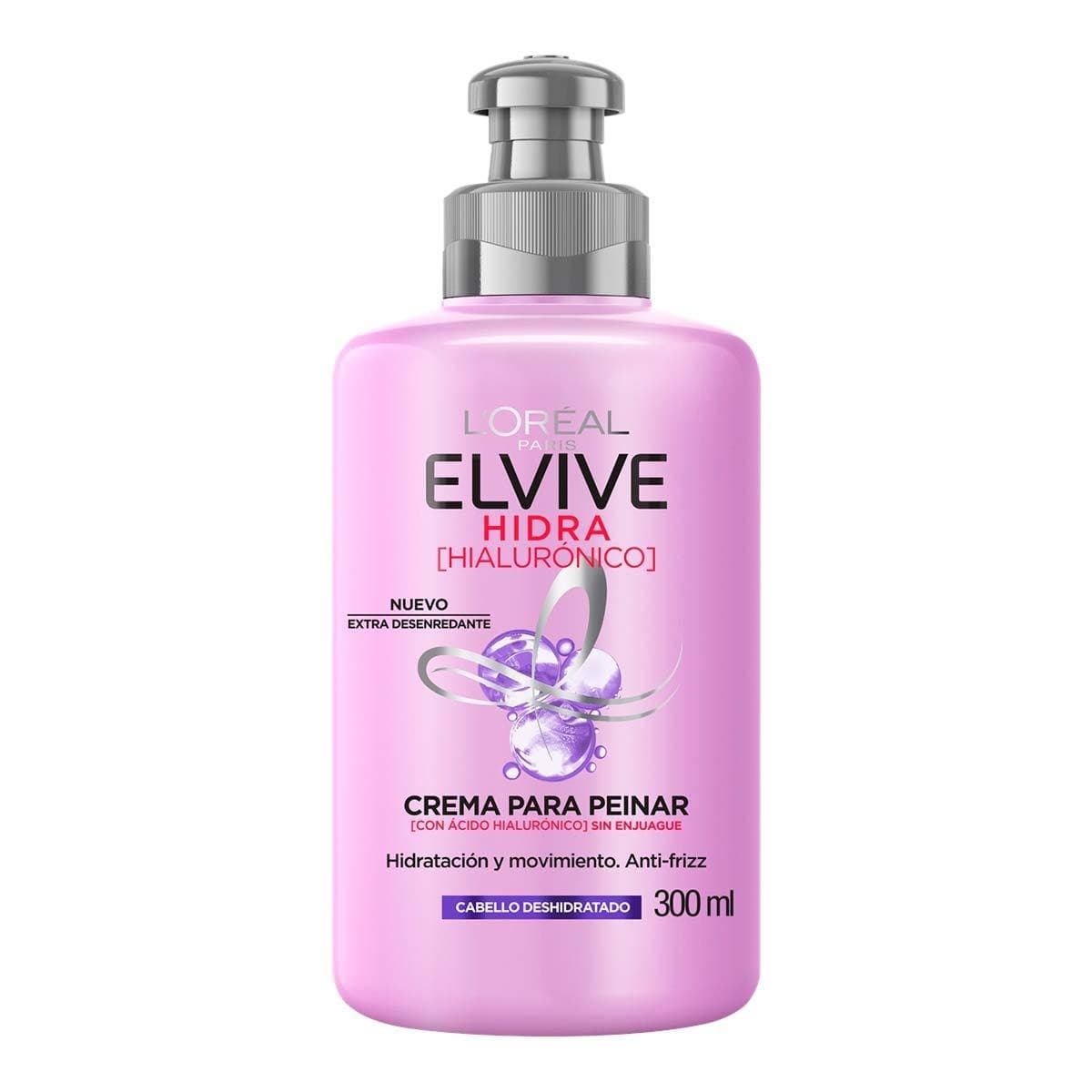 Crema para peinar ELVIVE HIDRA HYALURON C/300 mL