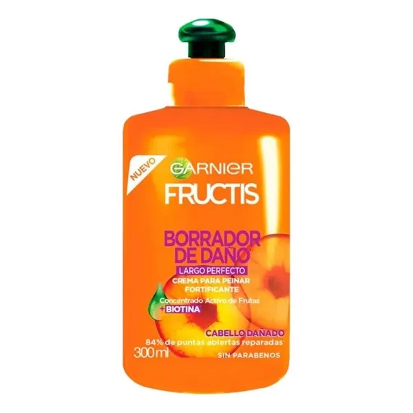 Crema para peinar FRUCTIS BORRADOR DE DAÑO C/300 mL