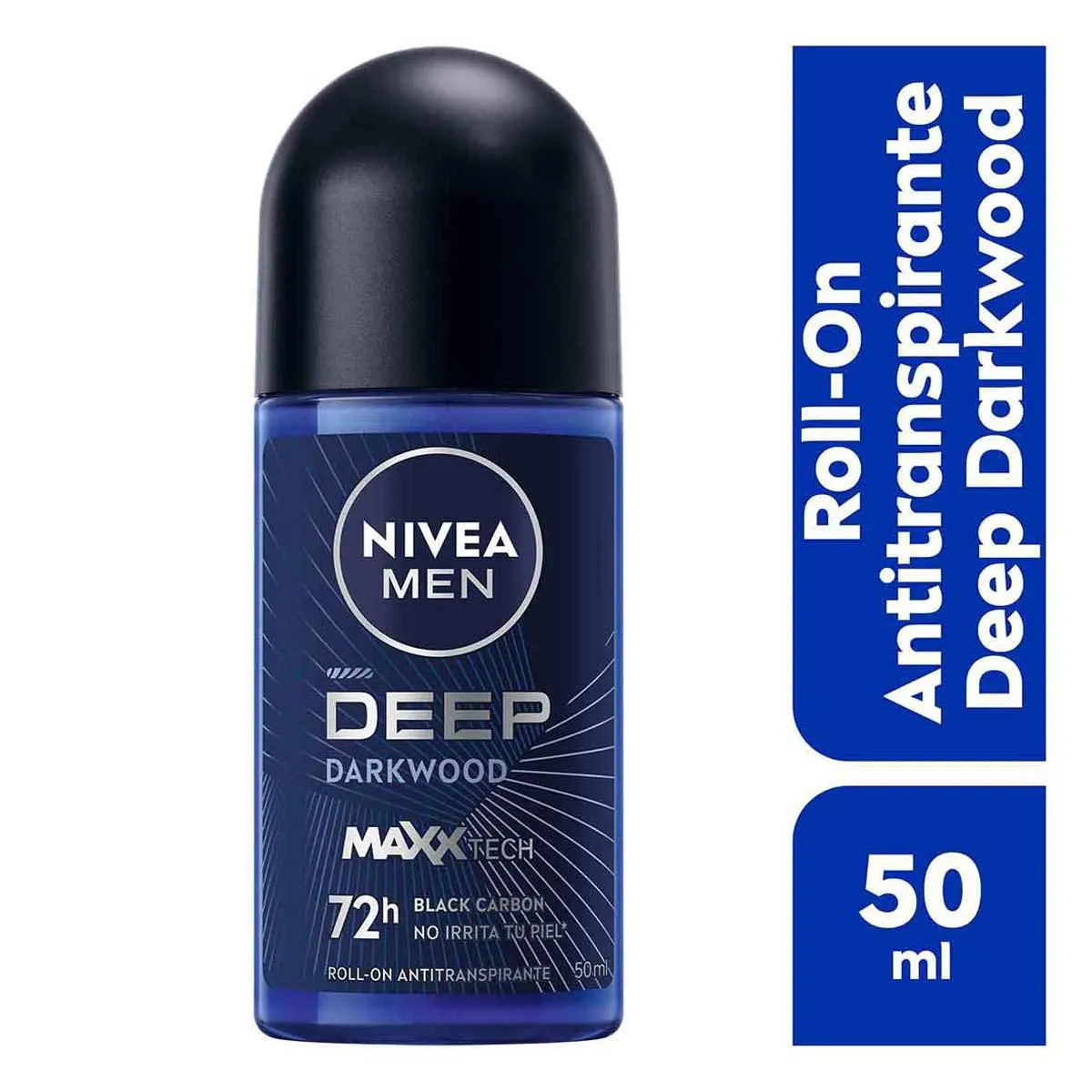 Desodorante Roll-On Nivea Men Deep Dark Wood C/50 mL