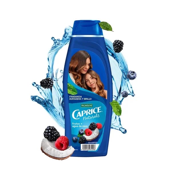 Shampoo Caprice Naturals Frutos Rojos y Agua de Coco 760 ml