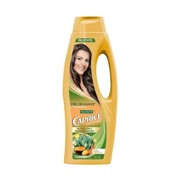 Shampoo Caprice Especialidades Reparación contra el Daño Con Miel de Agave y Vitamina E 750 ml