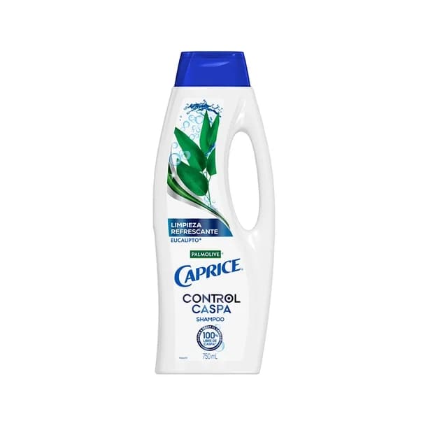 Shampoo Caprice Control Caspa Limpieza Refrescante Eucalipto 750 ml