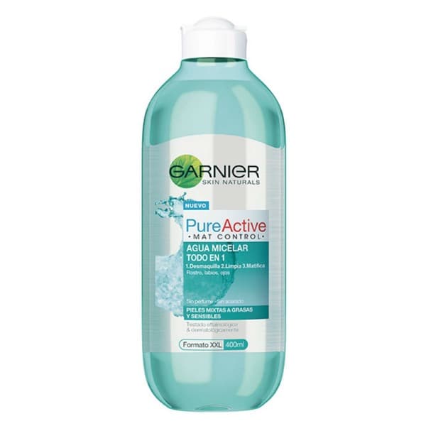 Agua Micelar Garnier Todo en 1 Skin Active 400ml