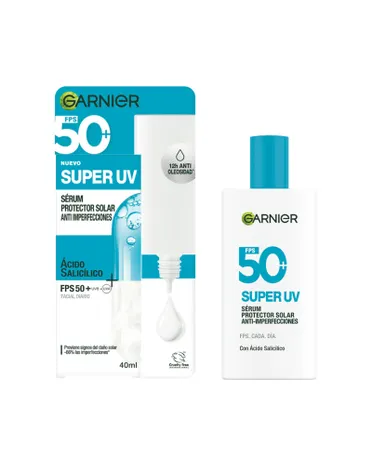 Garnier Super UV Sérum protector solar anti-imperfecciones fps 50 +