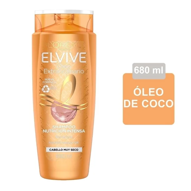 Shampoo Elvive oleo Extraordinario C/680 mL